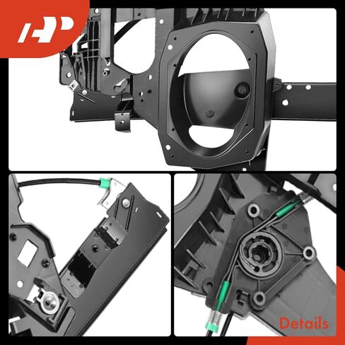 A-Premium Power Window Regulator with Panel Without Motor Replacement for Ford Expedition Lincoln Navigator 2007-2017 Front Left Driver Side in Saudi Arabia