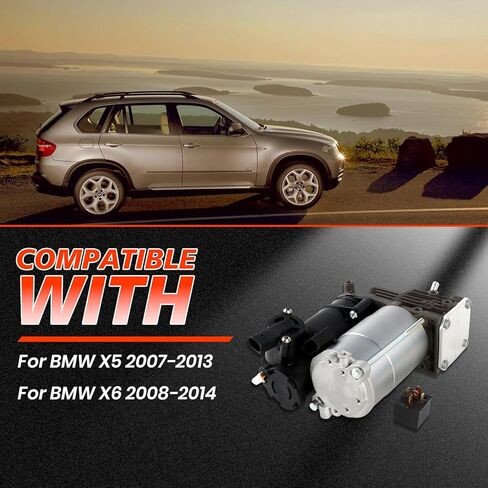 مضخة ضاغط تعليق هوائي، متوافقة مع B-W X5 E70 X6 E71 E72 2007-2013، قطعة استبدال السيارات 37226785506 37206789938 37206799419 in Kuwait