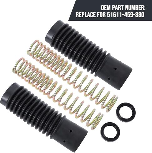 Motoparty Trail Gaiters Cover Boot For Honda CT90 TRAIL90 S90 CL90 Replace for 51611-459-880 Front Fork Cover Absorber Boots & Seals Spring Rebuild Kit in Saudi Arabia