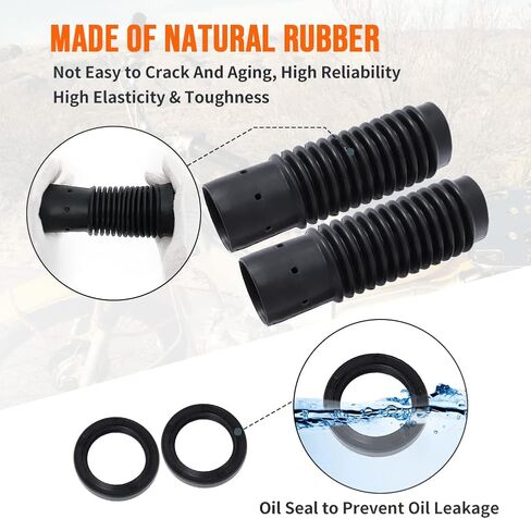 Motoparty Trail Gaiters Cover Boot For Honda CT90 TRAIL90 S90 CL90 Replace for 51611-459-880 Front Fork Cover Absorber Boots & Seals Spring Rebuild Kit in Saudi Arabia