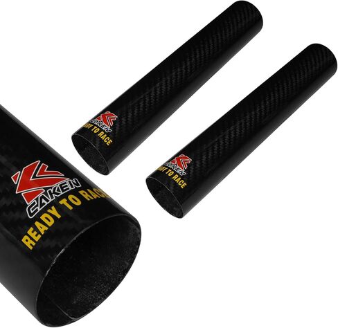 PRO CAKEN Carbon Fiber Motorcycle Front Shock Fork Guard Cover Wrap Shock Absorber Guard Gaiters Gators Boots Adjustable 2Pcs Universal for Dirt Bike-160MM in Saudi Arabia