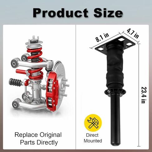 VIGOR 2PCS Rear Air Shock Absorbers Compatible with 2008-2017 International Harvester ProStar Car Air Struts, OEM Number 3595977C95, 3595977C96 in Saudi Arabia