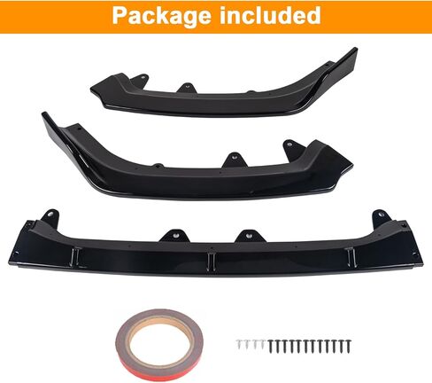 يناسب مجموعة نيسان ألتيما السابعة 2019 2020 2021 2022 مجموعة هيكل الشفة الأمامية، مجموعة واحدة، أسود لامع in Kuwait