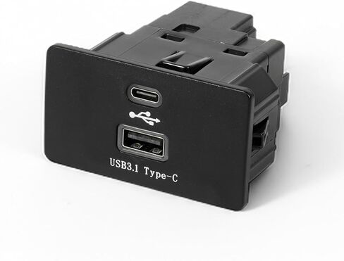 Carplay USB Interface Hub Fit for Select Ford/Lincoln Models SYNC 3 Version 3.4#Replace HC3Z-19A387-B-G USB+Type-C Module; Fast Charging Stable Transmission, Support Apple Carplay/Android in Kuwait