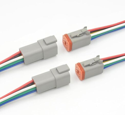188PCS Deutsch Connector Kit,12 Sets DT 2 3 4 6 8 12 Pin Connectors,with Size 16 Stamped Contacts 14-20AWG for Car Truck Boat in Saudi Arabia