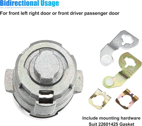 X AUTOHAUX 1 Pair Door Lock Cylinder Set w/ 2 Key for GMC Sierra 1500 2500 3500 Yukon for Chevy Silverado Tahoe Suburban for Hummer H2 for Cadillac Front Left Right Door Lock Tumbler 15298924 in Saudi Arabia