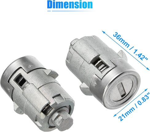 X AUTOHAUX 1 Pair Door Lock Cylinder Set w/ 2 Key for GMC Sierra 1500 2500 3500 Yukon for Chevy Silverado Tahoe Suburban for Hummer H2 for Cadillac Front Left Right Door Lock Tumbler 15298924 in Saudi Arabia