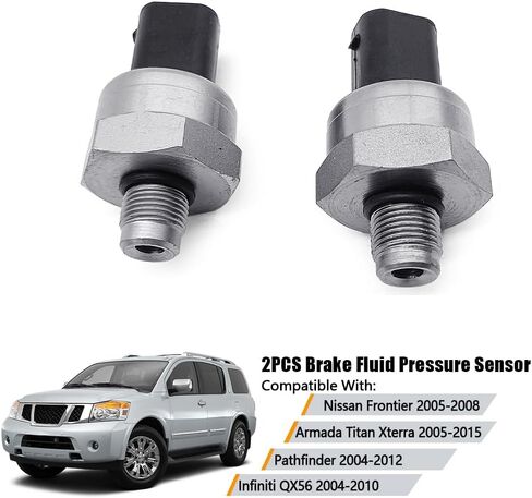 47240-7S000 مستشعر ضغط سائل الفرامل متوافق مع نيسان أرمادا فرونتير باثفندر تيتان إكستيرا إنفينيتي QX56 2 قطعة in Kuwait