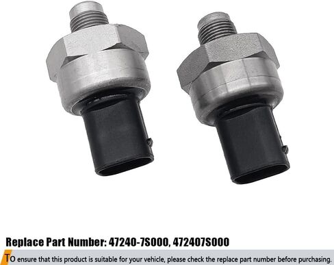 47240-7S000 مستشعر ضغط سائل الفرامل متوافق مع نيسان أرمادا فرونتير باثفندر تيتان إكستيرا إنفينيتي QX56 2 قطعة in Kuwait
