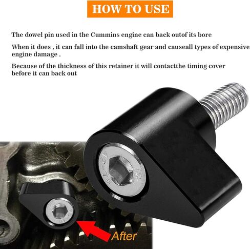 YANWEN لـ Dodge Cummins 12 صمام محركات 5.9BT، دبوس وتد قاتل فضي، طقم تصليح KDP لـ 1989-1998 in Kuwait