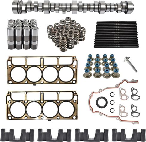 E1840P Sloppy Stage 2 Camshaft Kit for 1999-2013 Gen 3/4 LS 4.8 5.3 Vortec Trucks (Include Cam, Lifters and Trays, Pushrods, Gaskets) in Kuwait