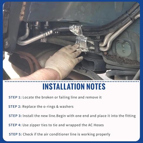 AT34653 مجموعة خطوط تكييف الهواء الخلفية، خطوط بديلة متوافقة مع Acadia، لـ Traverse، Enclave، Outlook 2007-2017، مجموعة خرطوم تكييف الهواء المساعدة الخلفية، قطع بديلة، خطوط تكييف الهواء in Kuwait