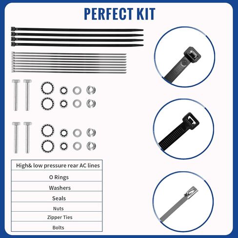 AT34653 مجموعة خطوط تكييف الهواء الخلفية، خطوط بديلة متوافقة مع Acadia، لـ Traverse، Enclave، Outlook 2007-2017، مجموعة خرطوم تكييف الهواء المساعدة الخلفية، قطع بديلة، خطوط تكييف الهواء in Kuwait