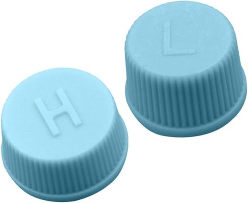 Blue Replacement Valve Caps for Car Air Conditioning, Leakproof R134a AC System Charging Port Caps (Low and High Pressure) Valves 2 Pcs in Kuwait