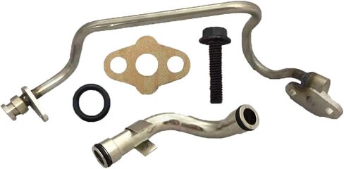 Updated Turbo Feed & Drain Line Tube 2004-2007 Ford 6.0L Powerstroke Diesel F250 F350 F450 in Saudi Arabia