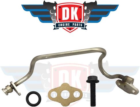 Updated Turbo Feed & Drain Line Tube 2004-2007 Ford 6.0L Powerstroke Diesel F250 F350 F450 in Saudi Arabia