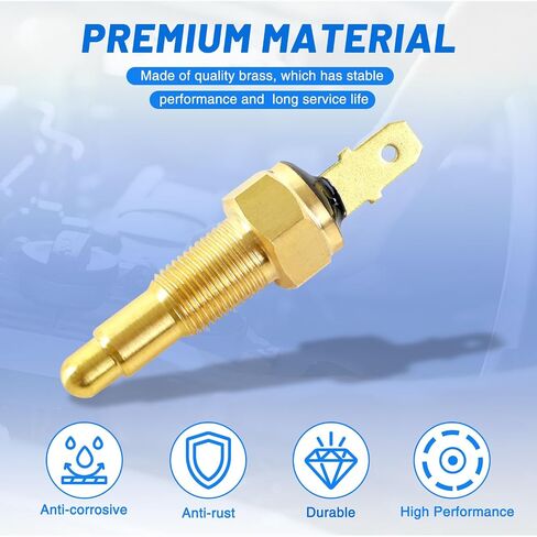 Universal 1/8" NPT Engine Cooling Fan Temperature Sensor Switch (170°F On- 155°F Off) Electric Fan Thermostat Switch in Saudi Arabia
