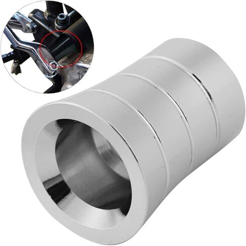 Heel Shift Eliminator, Aluminum Heel Shift Level Eliminator Cover Motorcycle Motorcycle Heel Shift Foot Control Accessory Replacement Fit for CVO Motorcycle (Silver Black) in Saudi Arabia