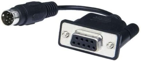 Aver RS-232 Din8 to D-Sub 9 Cable - Serial Data Transfer Cable for PTZ Camera - First End: 1 x 8-pin DIN Serial - Second End: 1 x 9-pin D-sub Serial in Saudi Arabia