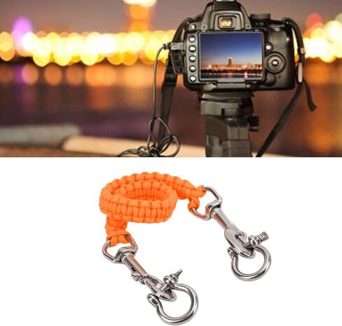 Alomejor Underwater Camera Tray Handele Rope Camera Housing Carry Lanyard Case Soft Handle (Orange) in Saudi Arabia