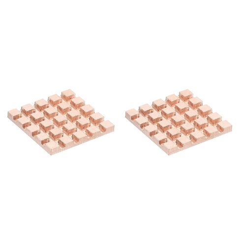 PATIKIL Copper Heatsink 20x20x2mm, Heat Sink Cooler Radiator for Raspberry Pi Chip CPU Power Transistor FET IC Power Amplifier in Saudi Arabia