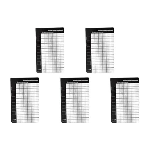 حصيرة المشروع القابلة لإعادة الكتابة ، 5pcs مشروع Magnetic Project Mat Memory Chart Phone Work Work Replitable REWRYBLION REWRIME in Kuwait