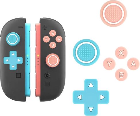 Geekria Switch 2 Controller Silicone Grip - غطاء عصا التحكم اللطيف الناعم والنانوي متوافق مع ملحقات ألعاب Nintendo Switch 2 (متعدد الألوان) in Saudi Arabia
