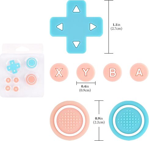 Geekria Switch 2 Controller Silicone Grip - غطاء عصا التحكم اللطيف الناعم والنانوي متوافق مع ملحقات ألعاب Nintendo Switch 2 (متعدد الألوان) in Saudi Arabia