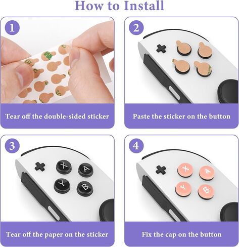Geekria Switch 2 Controller Silicone Grip - غطاء عصا التحكم اللطيف الناعم والنانوي متوافق مع ملحقات ألعاب Nintendo Switch 2 (متعدد الألوان) in Saudi Arabia