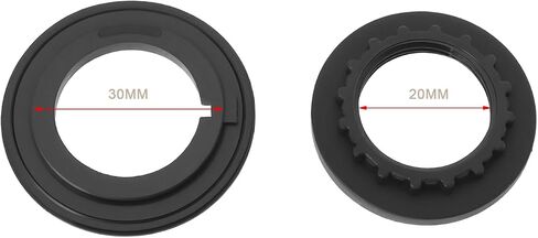 1 مجموعة M22S-R30 طقم حلقة محول طقم خنق RING RING SHIT 30 مم إلى 22 مم مخفض ثقب لأزرار M22 أنظمة التحكم الصناعية in Saudi Arabia