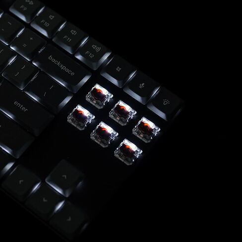 Keychron K1 Max QMK/Via 2.4 GHz و Bluetooth اللاسلكي لوحة مفاتيح ميكانيكية مخصصة لـ MAC/Windows/Linux ، TKL (80 ٪) تخطيط LOW-PROFILE BACKLAY BACKLIDA in Saudi Arabia