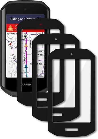 واقي الشاشة الزجاجية لـ Garmin Edge 1050 [3pcs] ، التغطية الكاملة ، الزجاج المقسى ، صلابة 9 ساعات ، خالية من الفقاعات الخالية من الفقاعات. in Saudi Arabia