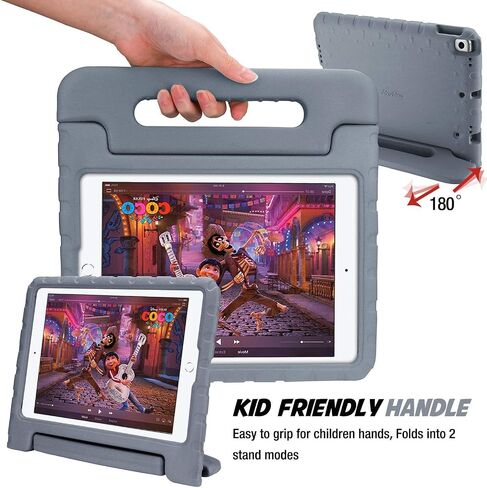 Procase Kids Case for iPad 9th Generation/iPad 8/iPad 7 ، iPad 10.2 Case 2021 2020 2019/iPad Air 10.5/iPad Pro 10.5 kids case ، frackproof lightweight with convertible hand -blue -blue in Saudi Arabia