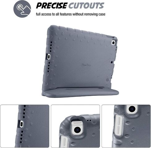 Procase Kids Case for iPad 9th Generation/iPad 8/iPad 7 ، iPad 10.2 Case 2021 2020 2019/iPad Air 10.5/iPad Pro 10.5 kids case ، frackproof lightweight with convertible hand -blue -blue in Saudi Arabia