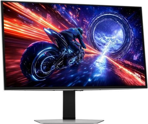 SAMSUNG 27" Odyssey OLED G6 G60SF QHD QD-OLED Gaming Monitor, 500Hz Refresh Rate, 0.03ms (GtG) Response Time, G-Sync Compatible, VESA DisplayHDR TrueBlack 500, LS27FG602SNXZA, 2025, 3 Yr Warranty in Saudi Arabia