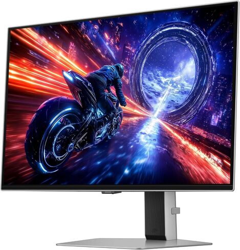 SAMSUNG 27" Odyssey OLED G6 G60SF QHD QD-OLED Gaming Monitor, 500Hz Refresh Rate, 0.03ms (GtG) Response Time, G-Sync Compatible, VESA DisplayHDR TrueBlack 500, LS27FG602SNXZA, 2025, 3 Yr Warranty in Saudi Arabia
