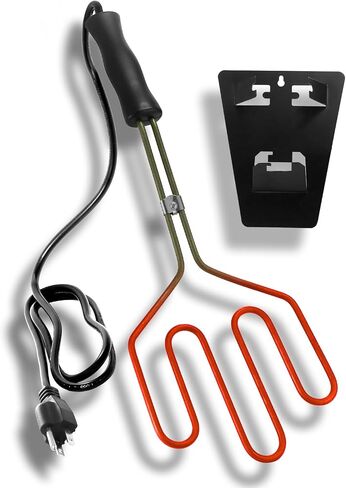 Electric Charcoal Starter 800W - Superior Fire Lighter for BBQ Grill Fireplace Smoker Campfires Coal Easy & Quick Ignite Briquettes, SUS304 Heat Element Coils with 3.8ft Power Cord with Wall Mount in Saudi Arabia