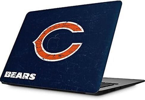 Skinit Skinit Laptop Skin متوافق مع MacBook Air 13.3 (2010-2017) - NFL CHICAGO Bears مرخص رسميًا التصميم المتعثر in Saudi Arabia