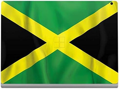 Skinit Decal Laptop Skin Compatible with Surface Book 2 15in - Originally Designed Jamaica Flag Design in Saudi Arabia