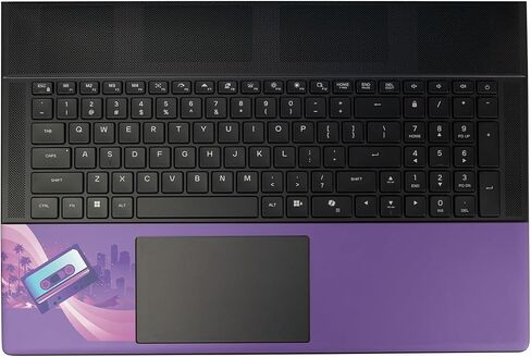 Laptop Skin Compatible with Alienware 18 Area-51 (2025) - 80s Cassette - Premium 3M Vinyl Protective Wrap Decal Cover - Easy to Apply | Crafted in The USA by MightySkins in Saudi Arabia
