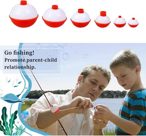 عام 18 PCS تعويم الأسماك ، قسوة الصيد الصيد Bobber Bobber ، 1/1.5 بوصة in Saudi Arabia