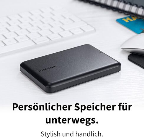 Toshiba 4TB Canvio Ready – 2.5 inch Portable External Hard Drive with SuperSpeed USB 3.2 Gen 1, Compatible with Microsoft Windows 7, 8 and 10, Black (HDTP340EK3CA) in Saudi Arabia