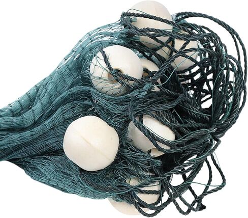 DYRABREST Professional Fishing Net Heavy-Duty Polyethylene Fishing Net with Iron Pendant, Large Catch Area for Commercial Anglers, Sustainable Mesh Protects Marine Life in Saudi Arabia