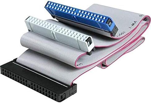 StarTech.com 18in Dual Drive Ultra ATA IDE Hard Drive Cable - IDE / EIDE cable - UDMA 66/100 - 40 pin IDC (F) to 40 pin IDC (F) - 1.6 ft - IDE66, Gray in Saudi Arabia