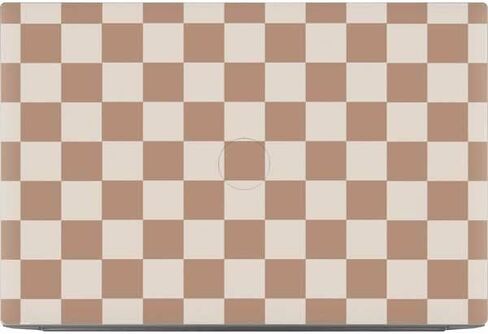 Skinit Decal Laptop Skin Compatible with Dell XPS 15 9500 (2020) - Skinit Originally Designed Neutral Checkered Design in Saudi Arabia