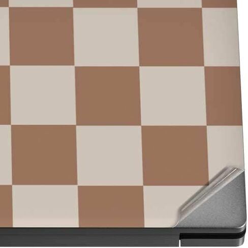 Skinit Decal Laptop Skin Compatible with Dell XPS 15 9500 (2020) - Skinit Originally Designed Neutral Checkered Design in Saudi Arabia