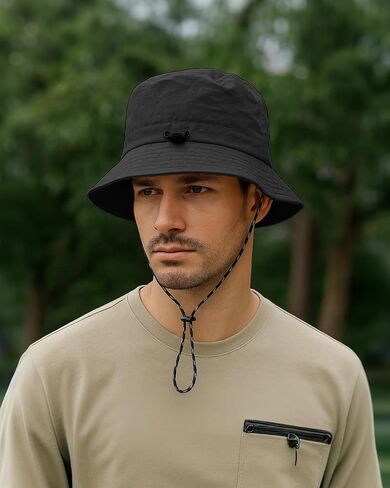 Packable Bucket Hat for Men & Women, Quick Dry Waterproof/Foldable Wide Brim Travel Hat for Outdoor/Beach/Hiking in Saudi Arabia