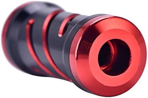 Fishing Knob Metal Reel Handle Knob with Fittings Replacement Parts Fishing for Spinning Reels(Black+Red) in Saudi Arabia