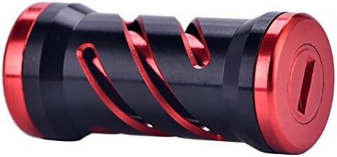 Fishing Knob Metal Reel Handle Knob with Fittings Replacement Parts Fishing for Spinning Reels(Black+Red) in Saudi Arabia