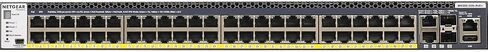 NETGEAR M4300-52G-PoE+ 48 Port Switch GSM4352PA | L3 Managed Stackable | 2x10G | 2x10G SFP+ | 48x1G PoE+ | 480W PoE Budget | Rack-Mountable | Cloud Care's 3 Year Warranty SupportPlus Included in Saudi Arabia